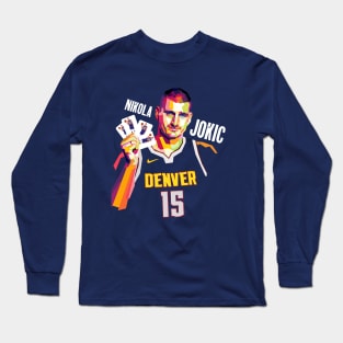 Nikola Jokic WPAP Long Sleeve T-Shirt